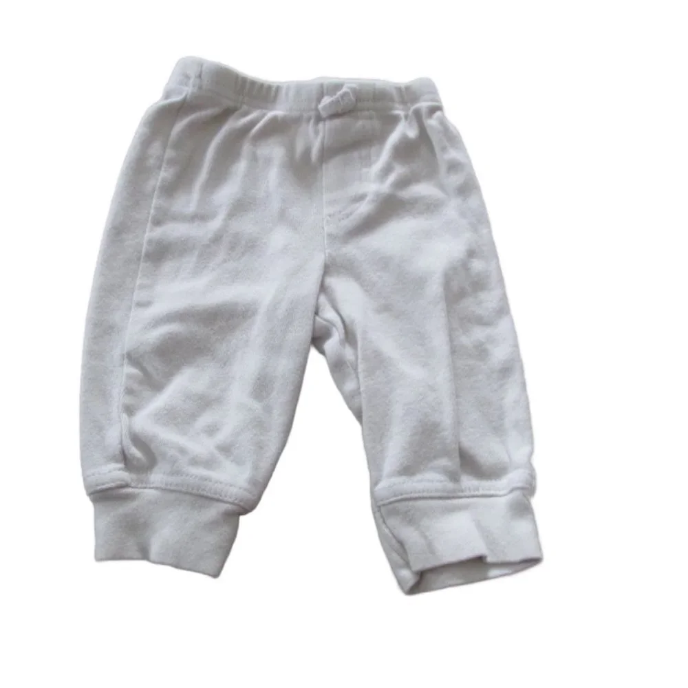 Old Navy Pull On Sweatpants Infant Boys 0-3M Tan Beige‎ Elastic Jogger Bottoms
